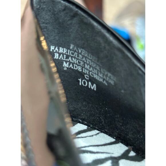 Vintage Enzo Angiolini Women tweed Fringe Leather High Pump Heels Size 10 - Picture 10 of 11